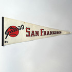 Vintage 1970s San Francisco Giants Pennant 30x12 Mlb Usa Full Size Felt