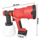 Cordless Battery Paint Spray Paint Gun Compatible With Milwaukee 18v Battery