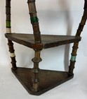 Antique Vintage Handmade Primitive Folk Art Wire Wood Thread Spool Hang Shelf