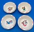 Kellogg   s Cereal Bowls 1995 Set Of 4 Fruit Loops - Frosted Flakes - Rice Crispie