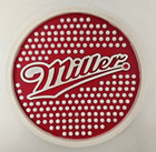 Miller Beer Coaster Set Of 4 Rubber Durable Flexible Washable Stocking Stuffer