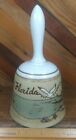 Vintage Otagiri Embossed Ceramic Florida Travel Souvenir Dinner Bell