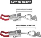Heavy Duty Toggle Latch Clamp 4003  Large Adjustable Toggle Clamp Latch With