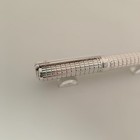 S t  Dupont Gatsby Rhodium Plated Fountain Pen  Made In France