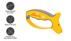 Smith s Jiff V-sharp Knife   Scissors Sharpener Carbide 50170 Brand New