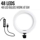 Led Ring Light With Stand For Makeup Photography Video For Iphone Selfie Stream