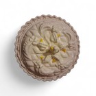 Vtg Ceramic Pie Plate Keeper With Lid Duck Chicks Mother Goose Easter