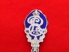 Vintage Sterling Silver   Enamel Toronto Small Souvenir Spoon Ag-11