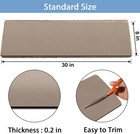 Rubber Backed Stair Carpet Treads Set Of 15  Non Slip Stair Tread Covers For Woo