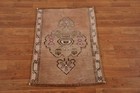 Vintage Wool Anatolian Oriental Foyer Rug Traditional Tribal Accent Carpet 2x3