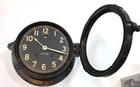 Chelsea Us Navy Ship s 1943 Bell Deck Clock Black Metal -serial   443264