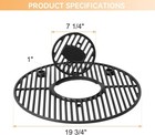19 5  Round Grill Grate For Akorn Kamado Ceramic Grill  Chargriller Akorn 16620 
