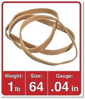 Rubber Bands  Size 64  0 04  Gauge  Beige  4 Oz Box  80 pack