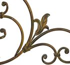 Metal Scroll Home Wall Decor Wall Sculpture With Embossed Details  Wall Art 57 