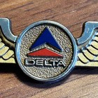 Set Of 4 Vintage Delta Airlines Iconic Logo W wings Pins