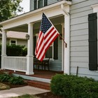 American Flag 3x5 Ft Outdoor Heavy Duty Polyester Embroidered Stars Usa