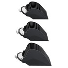 Clipper Guards For Wahl  Hair Attachments Set 10 12 16 With Black