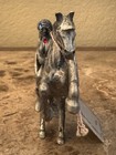 Masterworks Fine Pewter Figurine Warrior Woman Pegasus Flying Horse