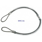Hose Whip Safety Cable  Hose To Hose Restraint 4  Pltd Steel Wc4b 4 