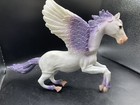 Toy Major Pegasus Animal White Purple Horse Figure Toy Rubber Figurine