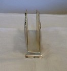 Silver Plated  Napkin Letter Holder