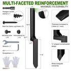 Huashewj Fence Post Repair Kitheavy Duty Steel Fence Post Anchor Ground Spike