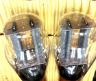 Rare Perfect Nos Pair 5r4g Marconi   British Double Bar  D Getter Tubes 274b 5r4