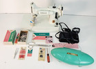 Singer Featherweight 221k 1964 Vintage Sewing Machine White W Case  Extras Works