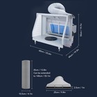 Airbrush Spray Booth Portable Hobby Paint Spray Booth Kit With Led Lights