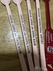Lot Of 12 Vtg Spoon Swizzle Sticks Cocktail Lunge Hotel Bar