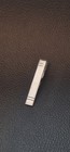 Vintage Swank Silver Tone Mens Tie Clip Bar