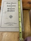 1917 Pamphlet Knights Of Columbus Final Report Commission Religious Prejudice