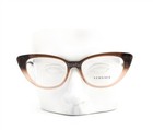 Versace Mod 3286 5332 Eyeglasses Glasses Crystal Brown Gradient Gold Medusa 54mm
