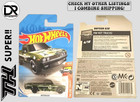 Hot Wheels 2018  Datsun 620 Sth - Super Treasure Hunt - Rare International Card 