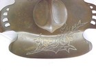 Antique 1890 s Art Nouveau Bronze German Inkwell   Ges  Gesch  Oe  P  10385 Drgm
