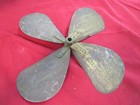 Century Antique Electric Fan Brass Blade 12  From The 1920 s