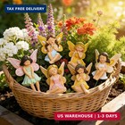 Miniature Fairy Figurines - 6pcs Mini Fairies For Fairy Garden   Tiny Elf Garden