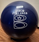 Nib Brunswick Johnny Petraglia Lt-48 Pro Sapphire Overseas Bowling Ball 14lb