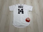 David Price Mlb 2014-15 Detroit Tigers Majestic Authentic Game Worn Jersey