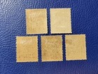 Lebanon 1924 Mh Sc J1-j5 Postage Due Stamps Of France 1893-1920 Surcharged  r73 