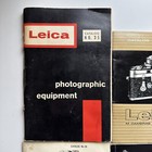 Vintage Leica Catalog Lot No  35 37 38   Photo Rahn Germany Camera Catalog