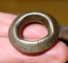 Antique Ethiopian Handmade Ethnic Silver Tribal Ring Ethiopia Africa  Size 4