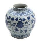 A Chinese Blue And White Porcelain Jar  Late Ming Dynasty  Early 17th Century