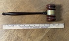 Vintage Wooden Gavel Presentation 1953 Pacoima Demo Assn President Ken P Sharp