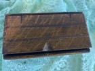 Antique Vintage Singer Sewing Machine Oak Parts Puzzle Box Pat 1899 Rare Vntg