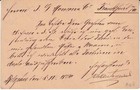 Sa45d Serbia Belgrade 1890 To Frankfurt A M Germany Postal Stationery