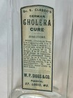 Antique Dr  Classe s Clear Glass Bottle German Cholera Cure Medical Apothecary