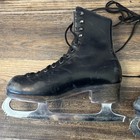 Vintage Riedell 102 Leather Ice Figure Skates Sheffield Blade Size 8 2 3