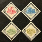 Travelstamps  1947 Nicaragua Stamps Scott  701-704 - Architecture - Mint Mnh Og