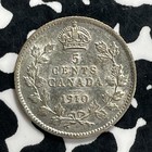 1910 Canada 5 Cents Lot jm9942 Silver  High Grade  Beautiful 